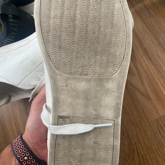 Nordstrom rack white dress sneaker size 11.5 - Picture 3 of 3